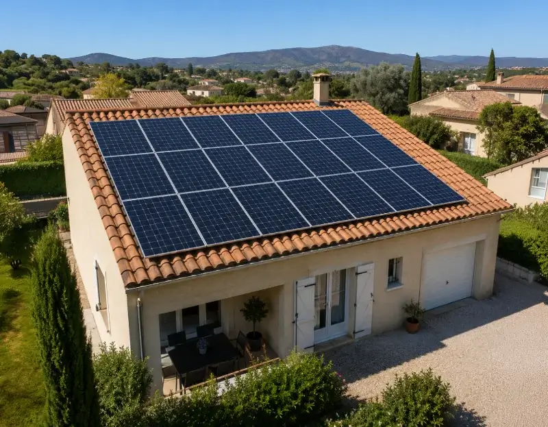 Prime à l'autoconsommation panneaux solaires Montferrat — aide financière de l'État